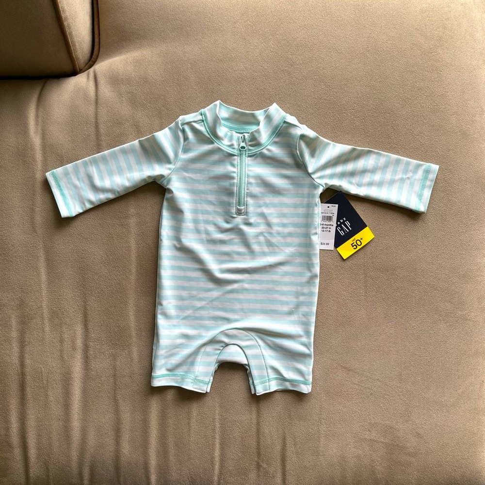 Baby Gap One piece rash guard swimsuit  upf 50+